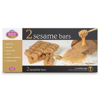 Jannis Deluxe 2 Sesame bar set 140g