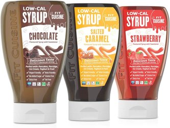 Fit Cuisine Low-Cal Sweet Syrup 425ml Salted Caramel