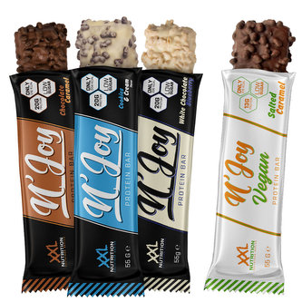 XXL N'Joy Protein bar 55g White choco blueberry