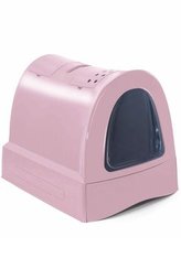 Wc kočka s výsuvnou zásuvkou pro stelivo Růžová IMAC