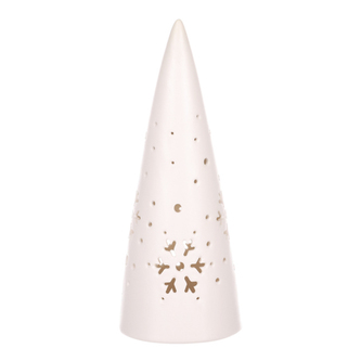 Kužel porcelánový s LED světlem.