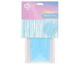 Party závěs světle modrý 100 x 200 cm