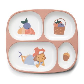 Melaminový talířek 4 části, Pixie Land