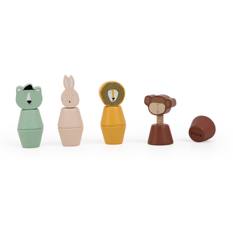 Dřevěná šroubovací zvířátka Trixie