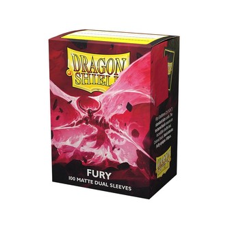 Dragon Shield Dual Matte Sleeves - Fury 'Alaric, Crimson King' (100 Sleeves)