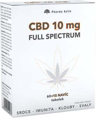 Pharma Activ CBD 10 mg Full Spectrum 60+15 tobolek