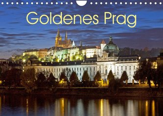 Goldenes Prag (Wandkalender 2023 DIN A4 quer)