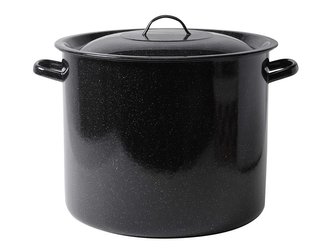 HRNEC SMALTOVANÝ S POKLIČKOU 40CM 40L