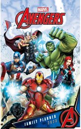 Oficiální nástěnný plánovací kalendář 2023 Marvel: Avengers (25 x 41 cm)