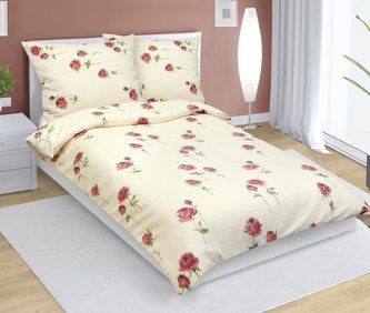 Povlečení krepové - růžičky - 140x220, 70x90 cm Povlečení krepové - růžičky - 140x220, 70x90 cm
