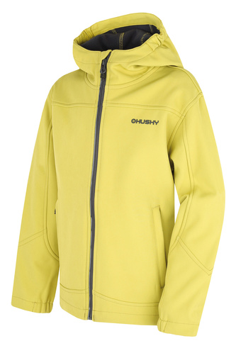 Dětská softshell bunda Simbo K lime green - 164