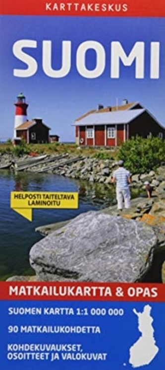 FINLAND SUOMI TOURIST MAP GUIDE 11M