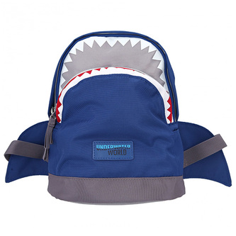 Batůžek Underwater World, Modrý, žraločí hlava