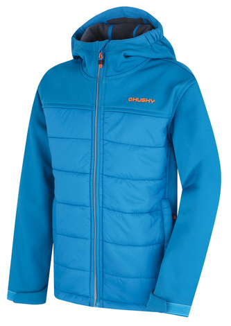 Dětská softshell plněná bunda Swany K blue - 112