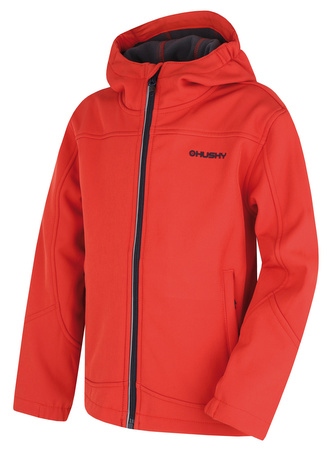 Dětská softshell bunda Simbo K red - 152