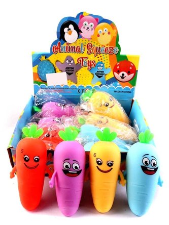 Gniotek antystresowy marchewka