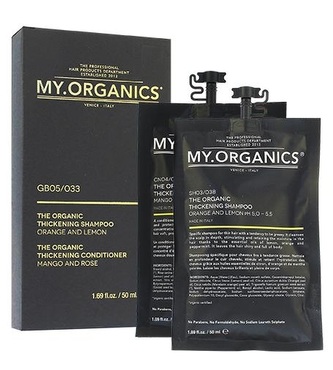 My.Organics The Organics Thickening mini sada šampon 50 ml + kondicionér 50 ml