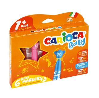 CARIOCA dětské fixy Baby Teddy 6 ks