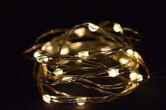 Světelný řetěz 400 cm, 40 LED teplé bílé světlo