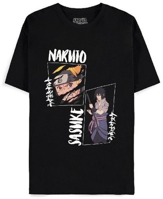 Tričko Naruto Shippuden - Naruto and Sasuke černé S
