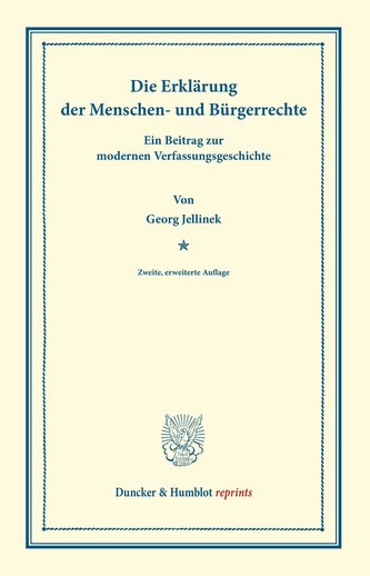Die Erklärung der Menschen- und Bürgerrechte.