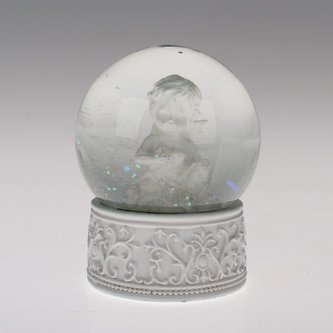 Polyresinové sněžítko s andílkem, 6/36