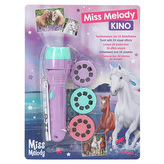Projekční svítilna Miss Melody, Kapesní svítilna s promítáním, 24 obrázku, 3 kotouče