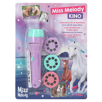 Projekční svítilna Miss Melody, Kapesní svítilna s promítáním, 24 obrázku, 3 kotouče