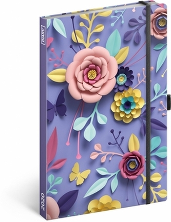 Týdenní diář Papírové květy 2020