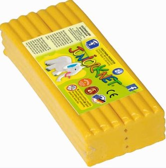 FEUCHTMANN JK Měkká netvrdnoucí modelína 500 g Barva: žlutá