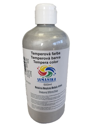JUMANIKA Tempera metalická 500 ml Barva: stříbrná