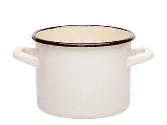 SMALTOVANÝ HRNEC 14CM 1,75L KRÉMOVÝ B/P