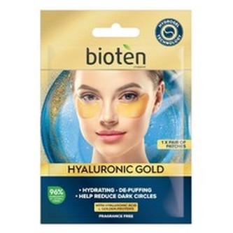 bioten Vyplňující hydrogelová maska na oční okolí Hyaluronic Gold (Hydrogel Eye Patches) 5,5 g woman