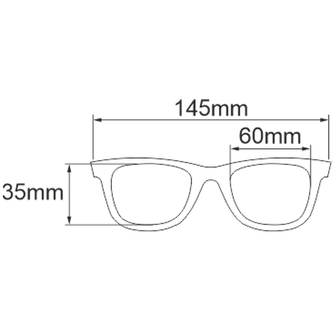 Brýle polarizační hnědé sportovní