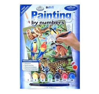 Malování podle čísel 22 x 30 cm - Džungle