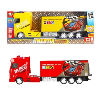 Tahač s kontejnerem - světlo, zvuk