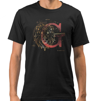 Pánské tričko Harry Potter: Glow In The Dark Gryffindor - Nebelvír (M) černá bavlna Pánské tričko Harry Potter: Glow In The Dark Gryffindor - Nebelvír (M) černá bavlna