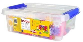 KORBO Plastová stavebnice Edu Pastel 370 dílů