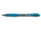 Gelové pero "G-2", světle modrá, 0,32 mm, stiskací mechanismus, PILOT