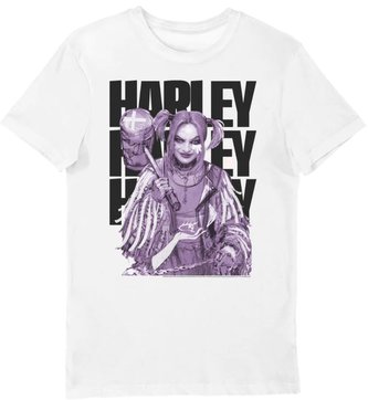 Pánské tričko DC Comics|Harley Quinn: Birds of prey (L) bílá bavlna
