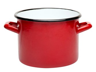 SMALTOVANÝ HRNEC 20CM 4,7L ČERVENÝ B/P
