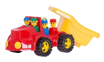 HEMAR Autíčko Jeep s odnímatelným návěsem a panáčky