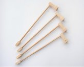 MARIONETINO Tyčka dřevěná 4 ks