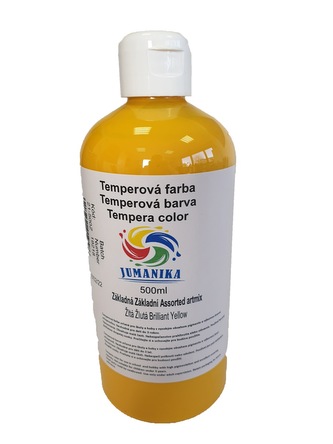 JUMANIKA Tempera základní 500 ml Barva: žlutá