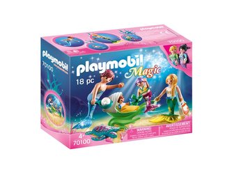 PLAYMOBIL Rodina s kočárkem z mušle