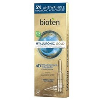 bioten Vyplňující koncentrované ampulky Hyaluronic Gold (Replumping Anti-Wrinkle Ampoules) 7 x 1,3 ml woman bioten Vyplňující koncentrované ampulky Hyaluronic Gold (Replumping Anti-Wrinkle Ampoules) 7 x 1,3 ml woman