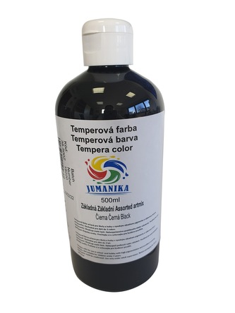 JUMANIKA Tempera základní 500 ml Barva: černá