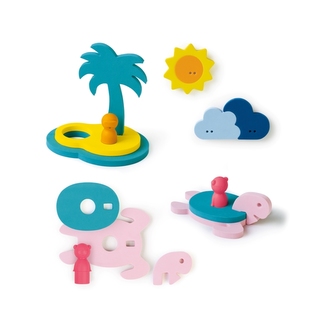 QUUTopia Ostrov pokladů - Puzzle do vody 3D