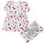 Kojenecké bavlněné šatičky s čelenkou New Baby Christmas - velikost 56 (0-3m)