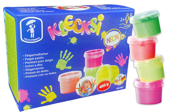 FEUCHTMANN Klecksi Prstové barvy neonové